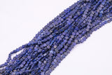 Natural Blue Lapis Lazuli Beads 6mm Star Shaped Real Gemstone 15" Strand Smooth Gemstone Beads