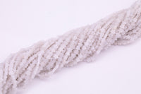 Natural White Jade Beads 6mm Star Shaped Real Gemstone 15" Strand Smooth Gemstone Beads