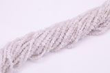 Natural White Jade Beads 6mm Star Shaped Real Gemstone 15" Strand Smooth Gemstone Beads