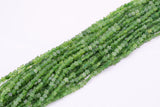 Green Peridot Jade Beads 6mm Star Shaped Real Gemstone 15" Strand Smooth Gemstone Beads