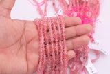Cherry Quartz Beads 6mm Star Shaped Real Gemstone 15" Strand Smooth Gemstone Beads
