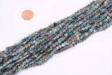 Natural African Turquoise 6mm Star Shaped Real Gemstone 15" Strand Smooth Gemstone Beads