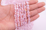 Pink AB Butterfly Crystal Beads 1 Strand around 7x8mm