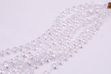 Bow Ribbon Crystal Beads 1 Full Strand
