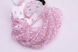 Small Butterfly Pink AB Crystal Beads 1 Full Strand
