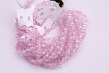 Small Butterfly Pink AB Crystal Beads 1 Full Strand