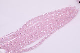 Small Butterfly Pink AB Crystal Beads 1 Full Strand