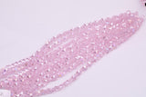 Small Butterfly Pink AB Crystal Beads 1 Full Strand