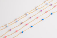 Opal Gold Filled Or Sterling Silver1.5mm Cable Chain, 14k gold filled, permanent jewelry chain, wholesale chain