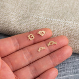 Taylor 13 Heart Hands Love Connectors - 14Kt Gold Filled or Sterling Silver- Connectors - Bracelet or Necklace Permanent Jewelry Supply