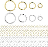 Gold Plated Silver White Gold PVD ION Plated Jump Rings - Brass 3mm 4mm 5mm 6mm 7mm 8mm 22 gauge 100 pcs per order