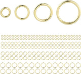 Gold Plated Silver White Gold PVD ION Plated Jump Rings - Brass 3mm 4mm 5mm 6mm 7mm 8mm 22 gauge 100 pcs per order