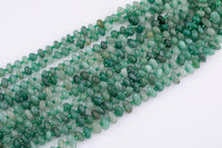 Natural Green Aventurine Roundel Nugget Beads - about 8-10mm wide - Full Strand 15.5 inch Strand AAA Quality Smooth