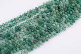 Natural Green Aventurine Roundel Nugget Beads - about 8-10mm wide - Full Strand 15.5 inch Strand AAA Quality Smooth