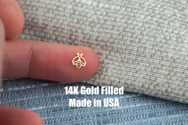 Fire Fly connector - sterling silver or gold filled- permanent jewelry connectors- charm, pendant,