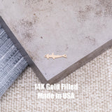 Hammerhead Shark Connector - Permanent Jewelry Connectors - 14kt gold filled or Sterling Silver - Made in the USA