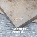 Taylor 13 Heart Connectors - 14Kt Gold Filled or Sterling Silver- Connectors - Bracelet or Necklace Permanent Jewelry Supply