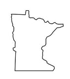 Minnesota State Connector for Permanent Jewelry - 14kt gold filled or Sterling Silver - Made in the USA - Permanent Jewelry Connectors Charm