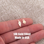 Cute Ugly Monster Connector Permanent Jewelry Connectors 14K Gold Filled or 925 Sterling Silver Gold Filled Connectors Wholesale Supply