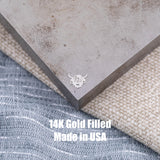 Highland Cow Connector for Permanent Jewelry - 14Kt Gold Filled Sterling Silver - Drinks Alcohol Connectors - Permanent Jewelry Supply