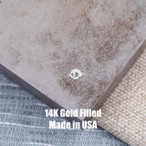 Gothic ghost nightmare skull Connector Halloween - Permanent Jewelry Connectors - 14kt gold filled or Sterling Silver - Made in the USA