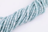 Aquamarine Light Blue Jade Beads Roundel 8mm - Full Strand 15.5 inch Strand AAA Quality Smooth