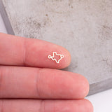 Gold Filled Texas Connector Charm - 7x10mm Permanent Jewelry Connectors sterling silver 14k gold filled gold connector, silver connector