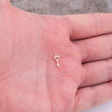 Margarita Glass Connector for Permanent Jewelry - 14Kt Gold Filled Sterling Silver - Drinks Alcohol Connectors - Permanent Jewelry Supply