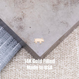 Pig Connector - Permanent Jewelry Connectors - 14kt gold filled or Sterling Silver - Made in the USA