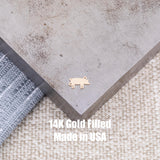 Pig Connector - Permanent Jewelry Connectors - 14kt gold filled or Sterling Silver - Made in the USA