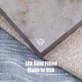 Highland Cow Connector for Permanent Jewelry - 14Kt Gold Filled Sterling Silver - Drinks Alcohol Connectors - Permanent Jewelry Supply