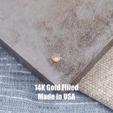 Tiny Owl Connector for Permanent Jewelry - 14Kt Gold Filled Sterling Silver - Permanent Jewelry Supply - Permanent Jewelry Connector Charms