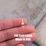 Wine Bottle Connector - Permanent Jewelry Connectors - 14kt gold filled or Sterling Silver - Made in the USA