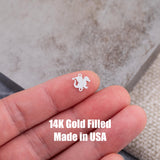Dragon Connector - Permanent Jewelry Connectors - 14kt gold filled or Sterling Silver - Made in the USA