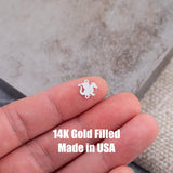 Dragon Connector - Permanent Jewelry Connectors - 14kt gold filled or Sterling Silver - Made in the USA