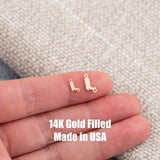 Cowboy Boots Connector - 14Kt Gold Filled or Sterling Silver- Boots Connectors - Bracelet or Necklace - Permanent Jewelry Supply