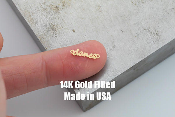 Dance Connectors - 14Kt Gold Filled or Sterling Bitch Connectors - For Permanent Jewelry Bracelet, Necklace, Ring - Permanent Jewelry Supply