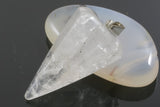 Natural Quartz Arrow Points-- Pendant/charm 1.25 inch long