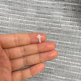 Caduceus Medical Nurse Doctor Connector for Permanent Jewelry Connectors 14kt gold filled or Sterling Silver - Made in the USA