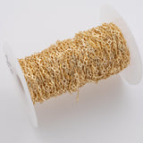 clover eyes CCC Ion Plated Brass Chain - Tarnish Resistant Wholesale 1 yard per order