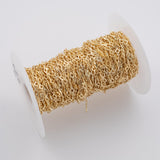clover eyes CCC Ion Plated Brass Chain - Tarnish Resistant Wholesale 1 yard per order