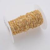 clover eyes CCC Ion Plated Brass Chain - Tarnish Resistant Wholesale 1 yard per order