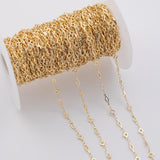 clover eyes CCC Ion Plated Brass Chain - Tarnish Resistant Wholesale 1 yard per order