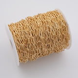 5x14mm Textured CCC Ion Plated Brass Chain - Tarnish Resistant Wholesale 1 yard per order