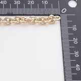 6mm CCC Ion Plated Brass Chain - Tarnish Resistant Wholesale 1 yard per order