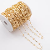 Star Chain 8mm Ion Plated Brass Chain - Tarnish Resistant Wholesale 1 yard per order