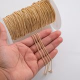 Cuban Curb 2mm CCC Ion Plated Brass Chain - Tarnish Resistant Wholesale 1 yard per order