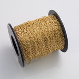 Paperclip 2.8x6.3mm CCC Ion Plated Brass Chain - Tarnish Resistant Wholesale 1 yard per order