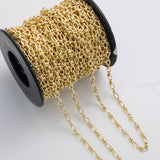 CCC Ion Plated Brass Chain - Tarnish Resistant Wholesale 1 yard per order