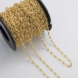 CCC Ion Plated Brass Chain - Tarnish Resistant Wholesale 1 yard per order